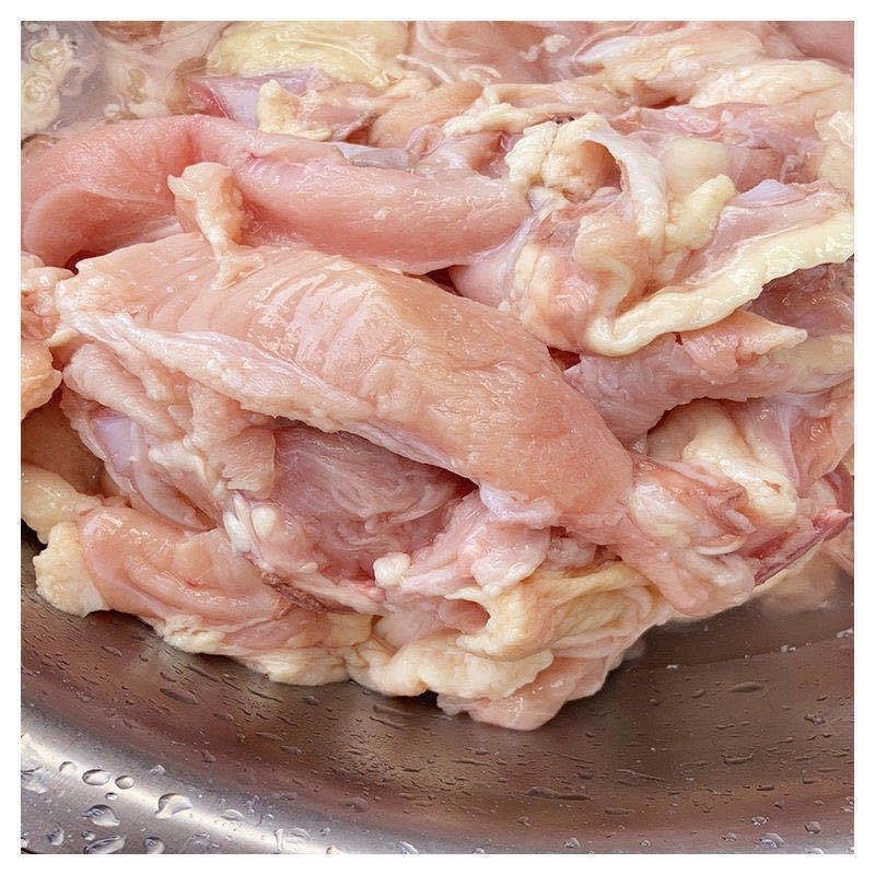 圣农鸡腿碎肉带皮学校餐厅食堂爆品香肠原料商用冷冻鸡碎