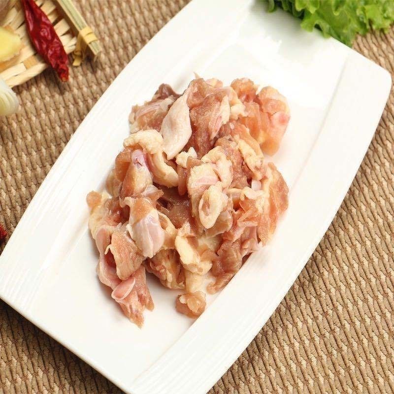 圣农鸡腿碎肉带皮学校餐厅食堂爆品香肠原料商用冷冻鸡碎