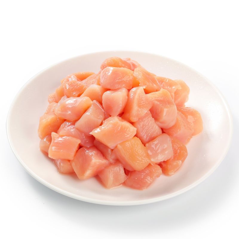 圣农冰鲜鸡胸肉丁宫保鸡丁鸡肉丁3-7g单块免解冻