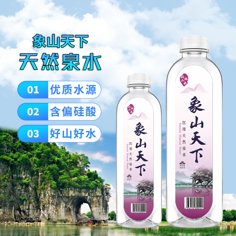 桂林象山天下天然泉水500ml*24瓶