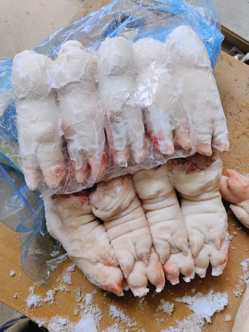 【肥猪蹄】一级蹄全前蹄东北工厂直销代发全国可视频看货