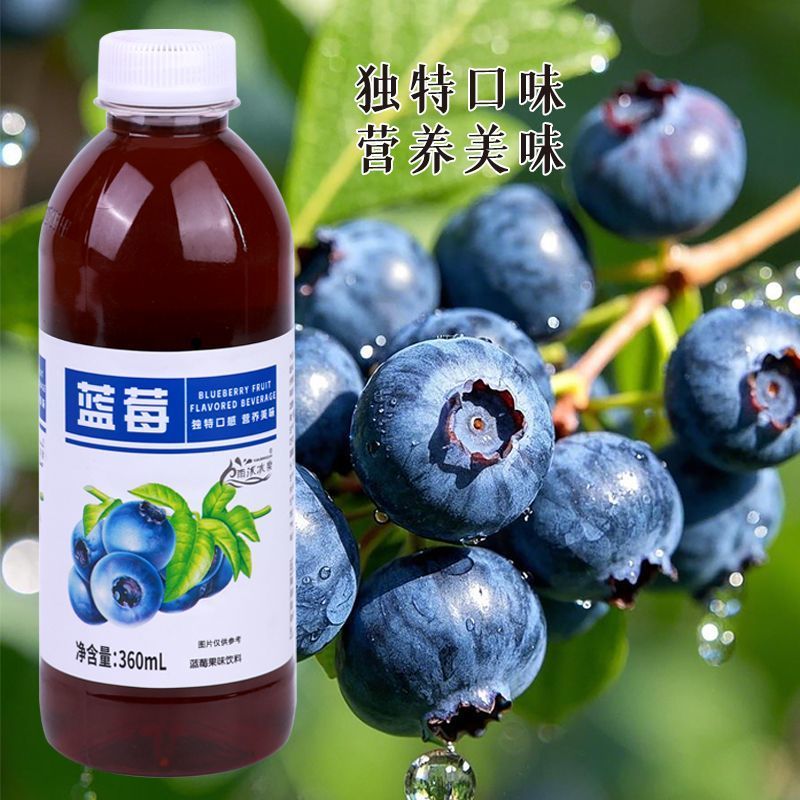 蓝莓汁瓶装360ml果味花青素饮品解渴饮料
