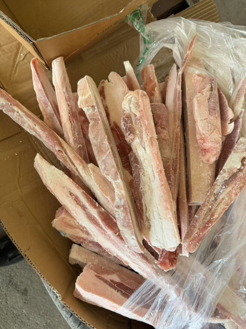 肥猪带皮五花肉条