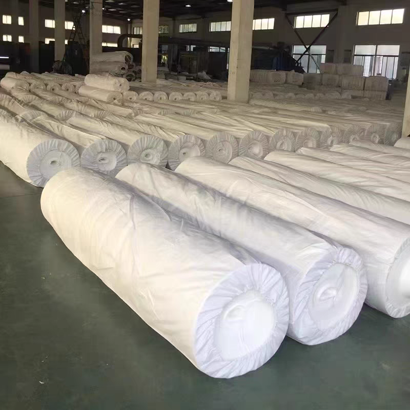 白色土工布工程布桥梁公路混泥土养护大棚保温加厚白色防水布
