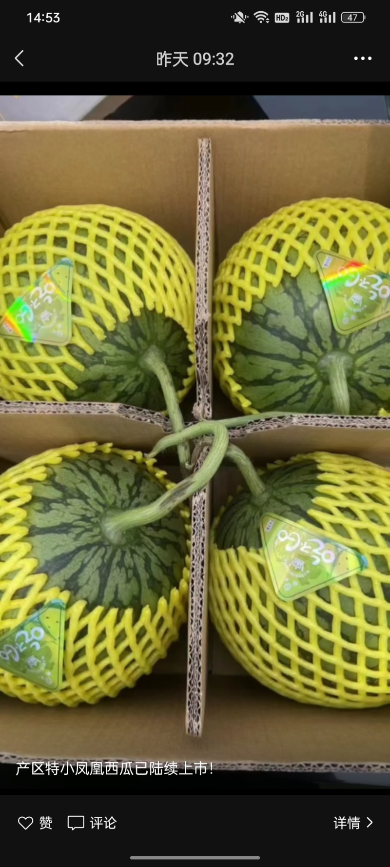 江苏黄心特小凤-精品黄壤西瓜-大量上市--全国发货