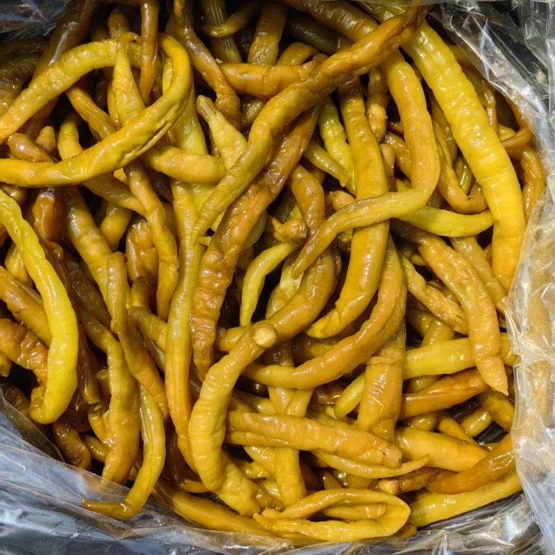 【酱腌青红辣椒】腌制辣椒半成品杂碎青红辣椒杭椒线椒羊角红