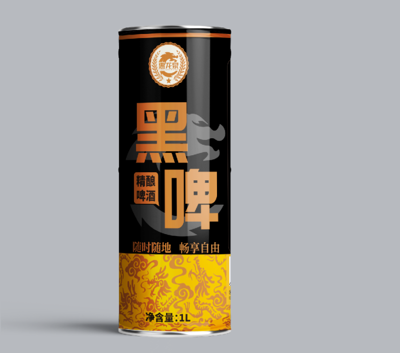 比利时小麦啤酒。一升*6罐。全麦芽发酵精酿啤酒。