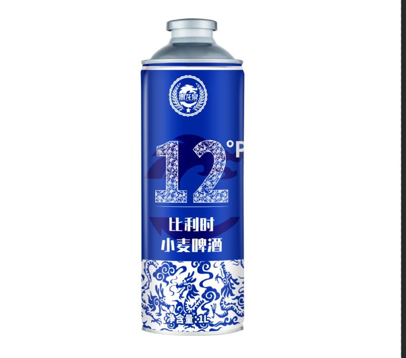 比利时小麦啤酒。一升*6罐。全麦芽发酵精酿啤酒。