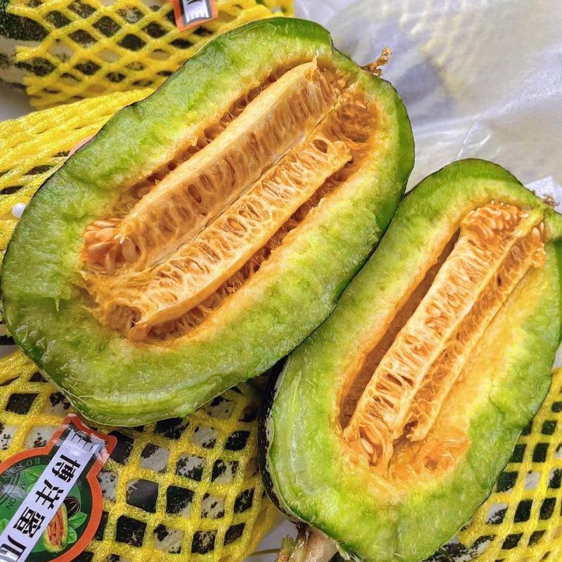 博洋九甜瓜，大荔县冯村镇的博洋甜瓜毛毛果蔬提供