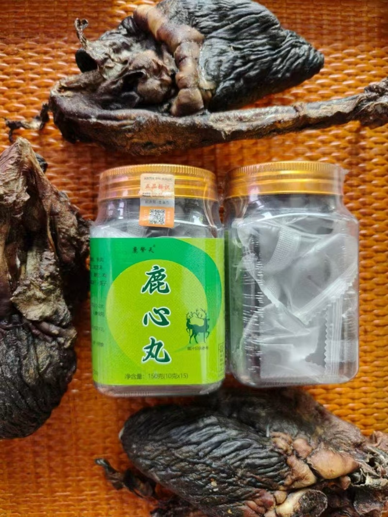 东北梅花鹿心丸鹿场直发鹿心膏心脏血熬制好膏正品一瓶30粒