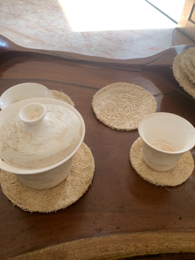 丝瓜络茶垫