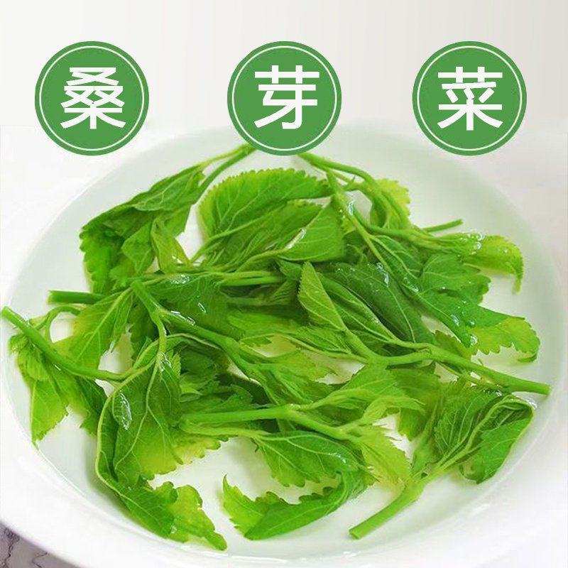 新鲜桑叶，可食用桑叶芽，上汤，火锅，清炒