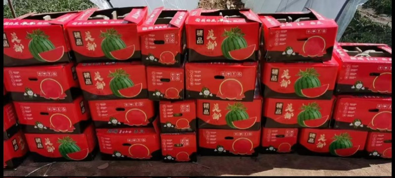 可以电商代发《安徽麒麟美都西瓜》头茬现摘现发