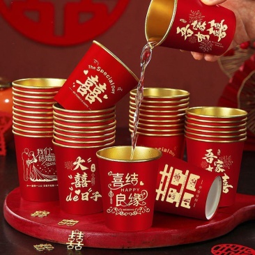 一次性金箔纸杯