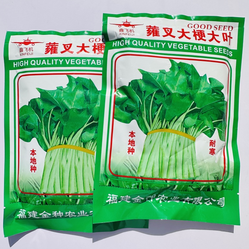 蕹叉大梗大叶空心菜种子脆嫩清甜春夏秋三季蕹菜蔬菜种子大田