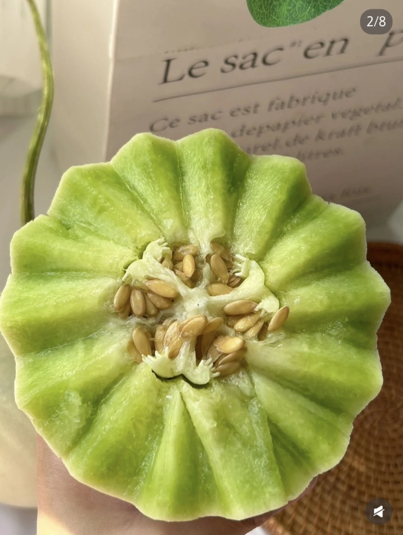 玉菇甜瓜白皮绿肉可供超市电商市场等各个平台可视频看货