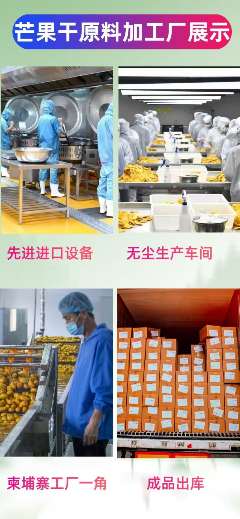 源头工厂散装芒果干新货厚切大片一件起批果脯蜜饯水果干