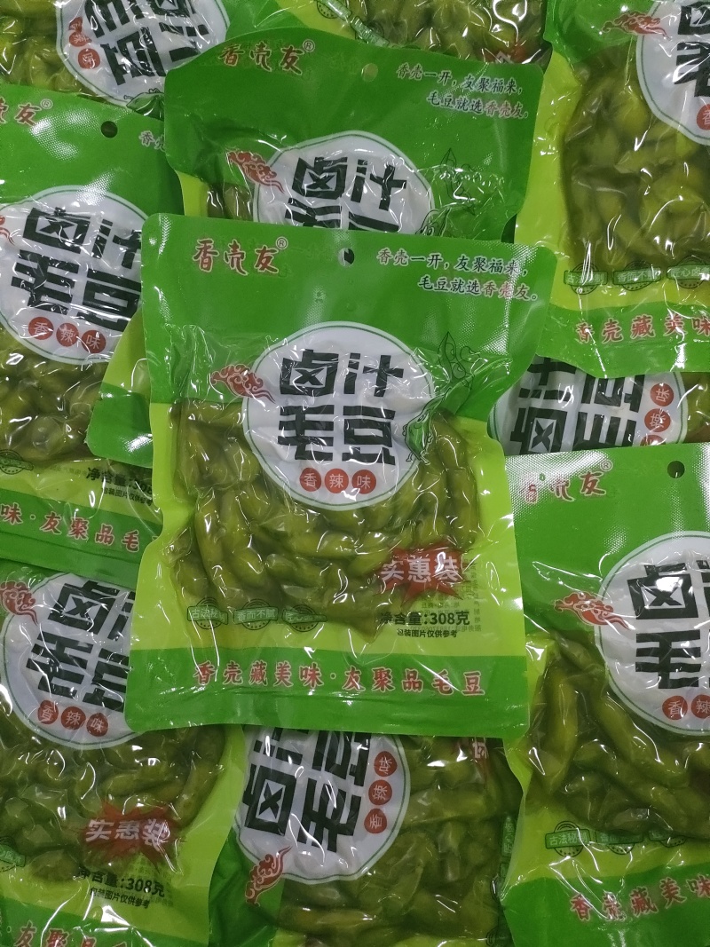 香辣毛豆，常温保存，量大从优，可视频看货，欢迎致电