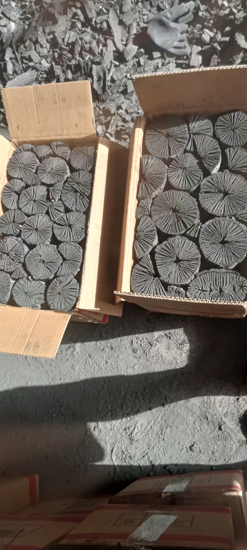 烧烤烤肉菊花白炭木炭烧烤碳全国供应可视频看货