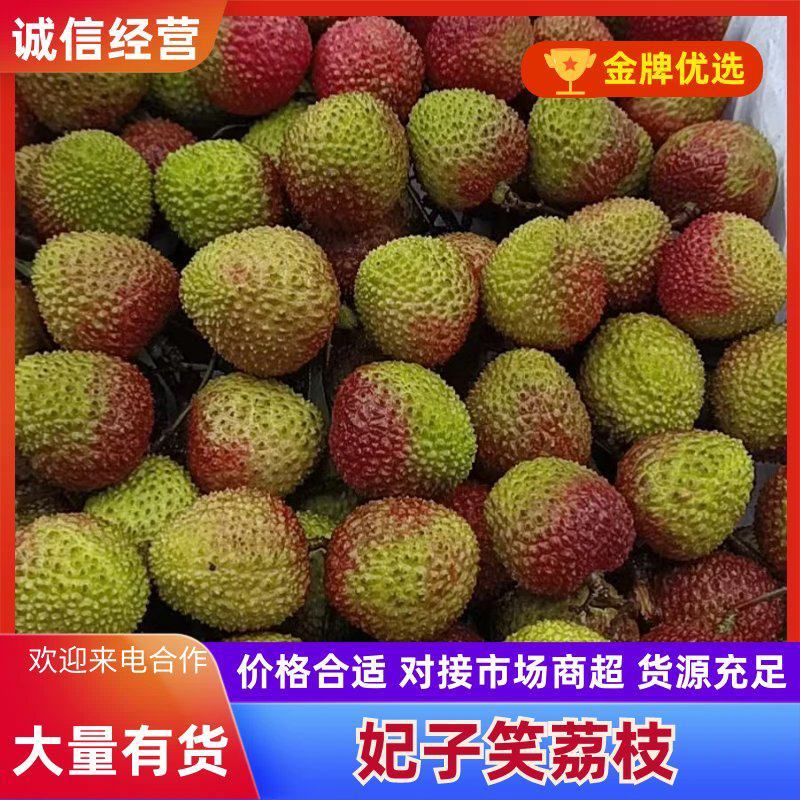 【妃子笑】精品荔枝妃子笑荔枝清甜爽口甜度高质量保证，