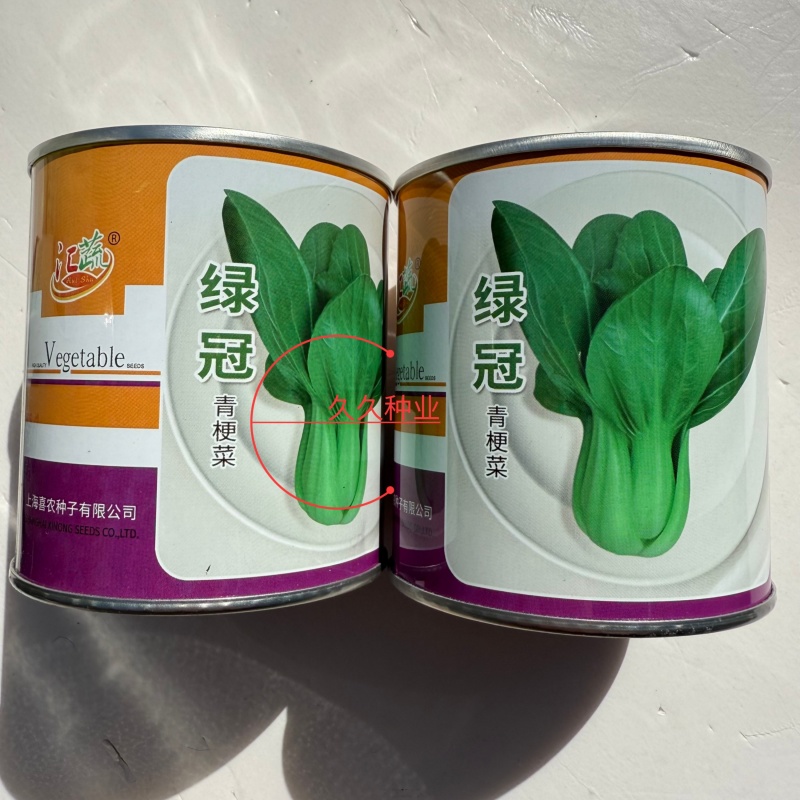 汇蔬绿冠青菜种子大叶面圆叶高产耐热耐湿抗霜霉青梗菜种子