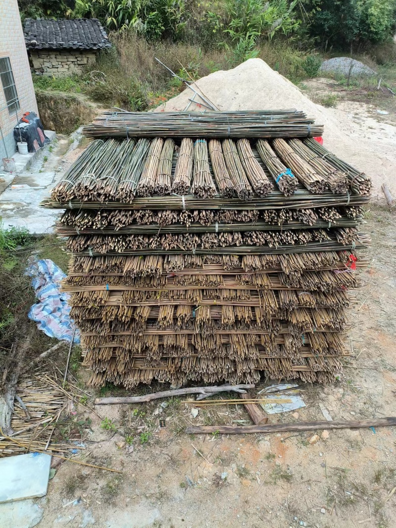 精品实心菜架撑树搭棚搭架竹产地直销批发价优质价廉坚硬抗耐用