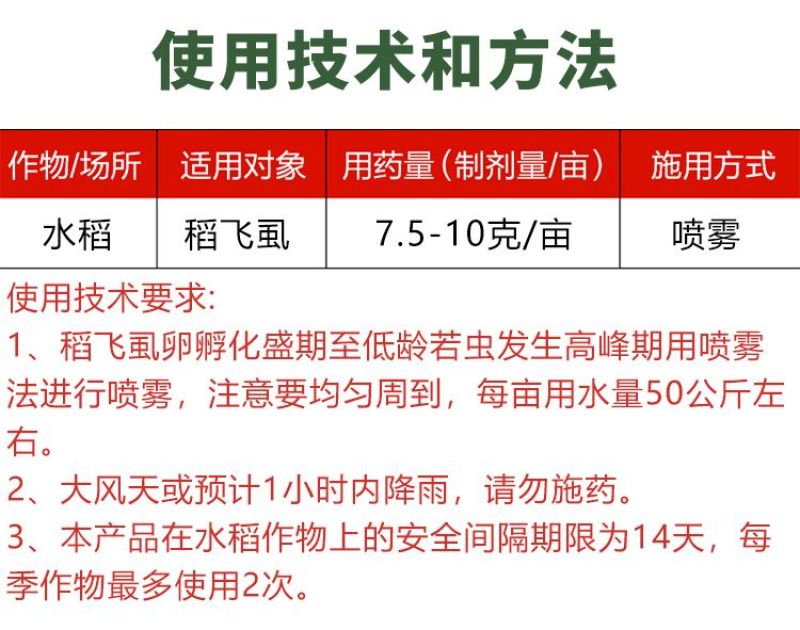 威远烛龙80%烯啶吡蚜酮烯啶虫胺吡蚜酮水稻稻飞虱农药正