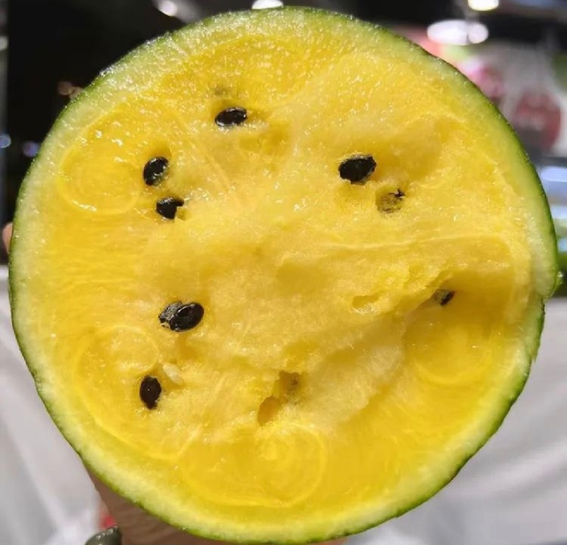 热卖特小凤西瓜薄皮黄瓤甘甜货源充足价格实惠致电联