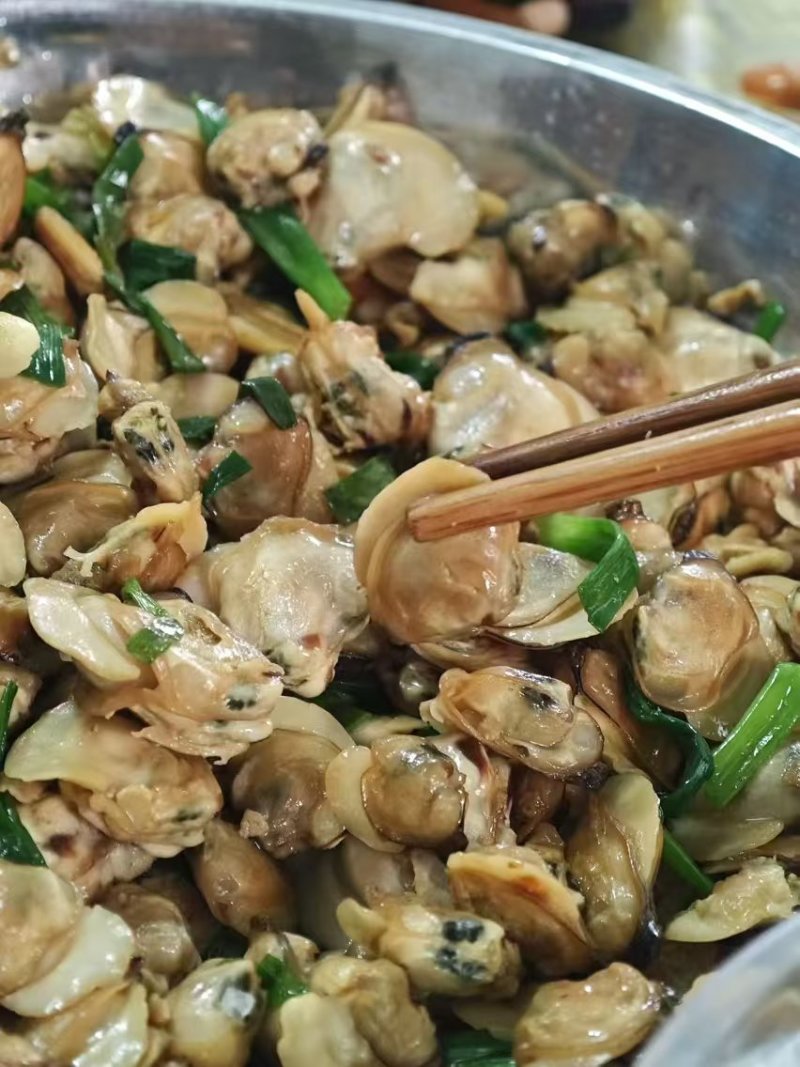 蚬肉，味道鲜美，爆炒好吃到哭