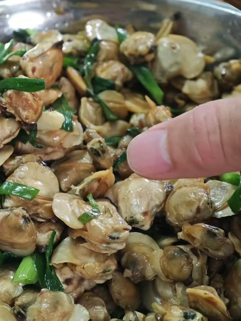 蚬肉，味道鲜美，爆炒好吃到哭