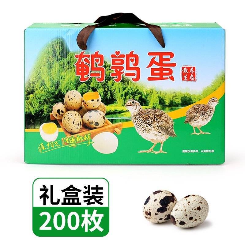 生鹌鹑蛋礼盒农家杂粮喂养新鲜生蛋营养美味鹌鹑蛋礼盒批发