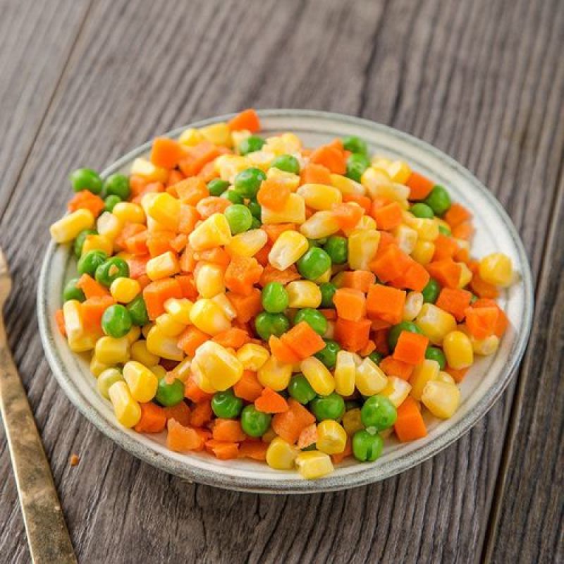 什锦菜美式杂菜玉米粒豌豆青豆胡萝卜丁混合蔬菜