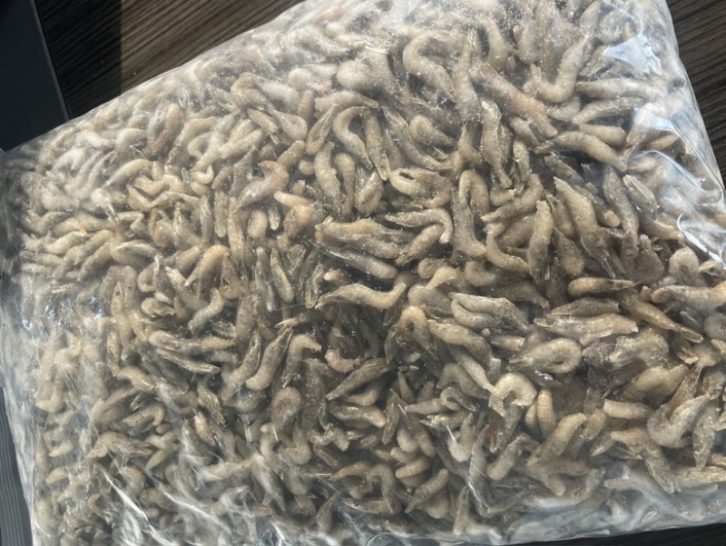 单冻河虾去虾枪不包冰龙虎魟饲料观赏鱼口粮