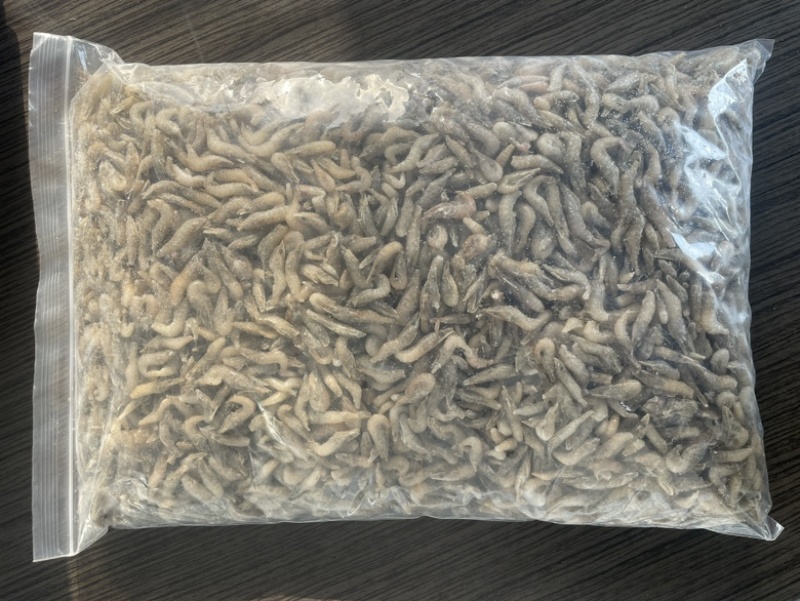 单冻河虾去虾枪不包冰龙虎魟饲料观赏鱼口粮