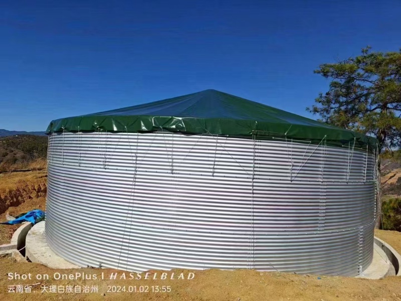 新型陆地农业蓄水池，果园户外蓄水池，镀锌板帆布养鱼池，