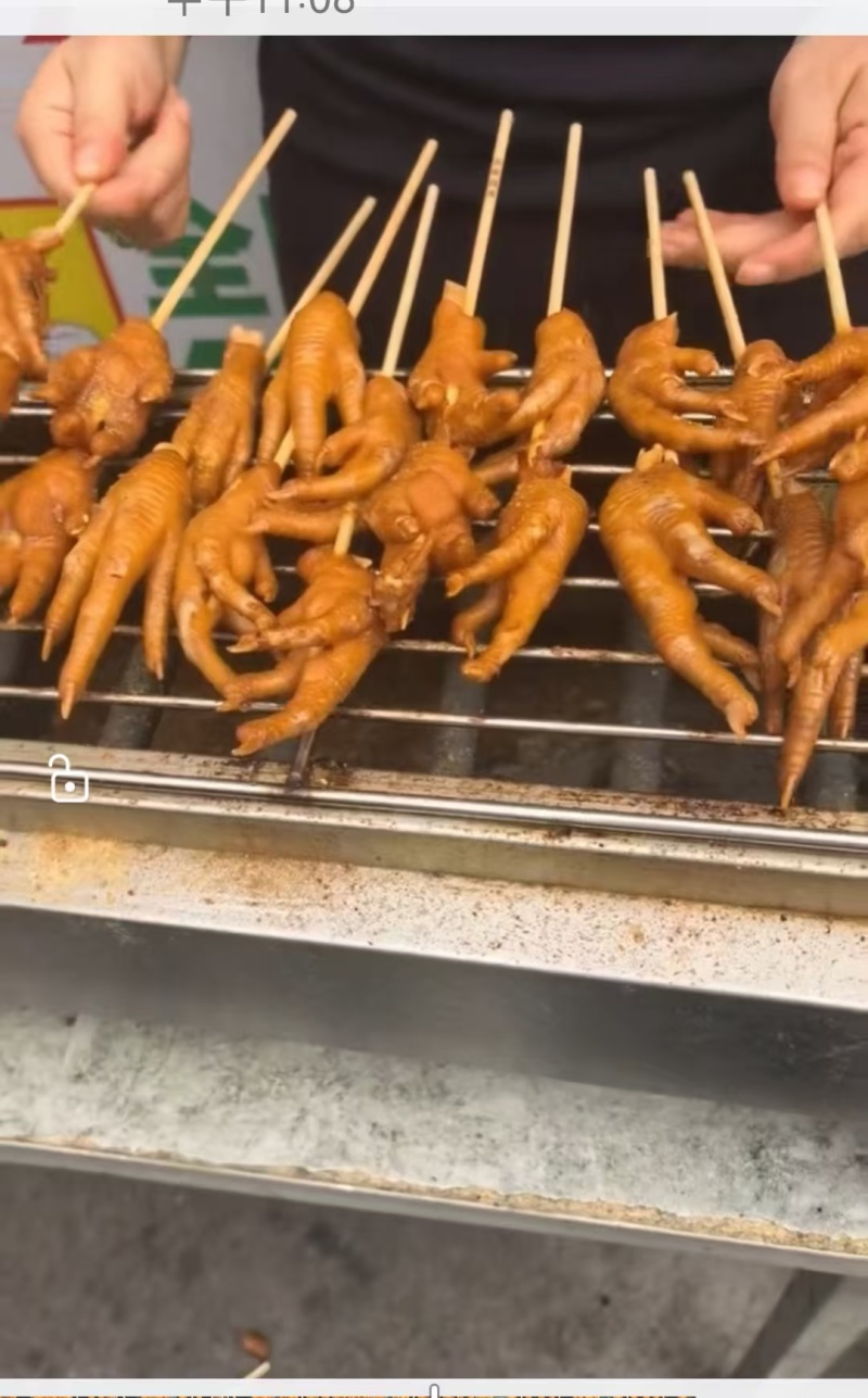 熟卤味凤爪串鸡爪串火锅烧烤自助方便食品冷冻串