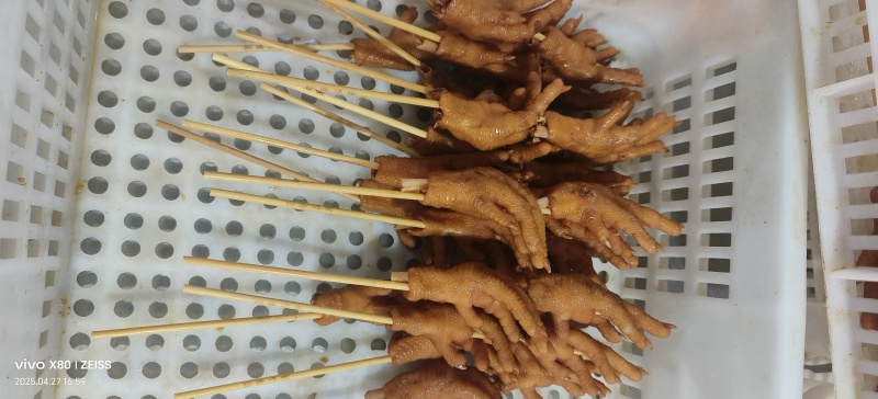 熟卤味凤爪串鸡爪串火锅烧烤自助方便食品冷冻串