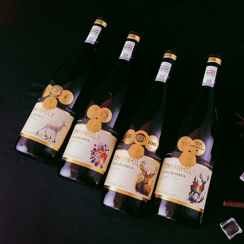 法国进口红酒批发16度整箱礼盒装干红葡萄酒招商定制代发包邮红