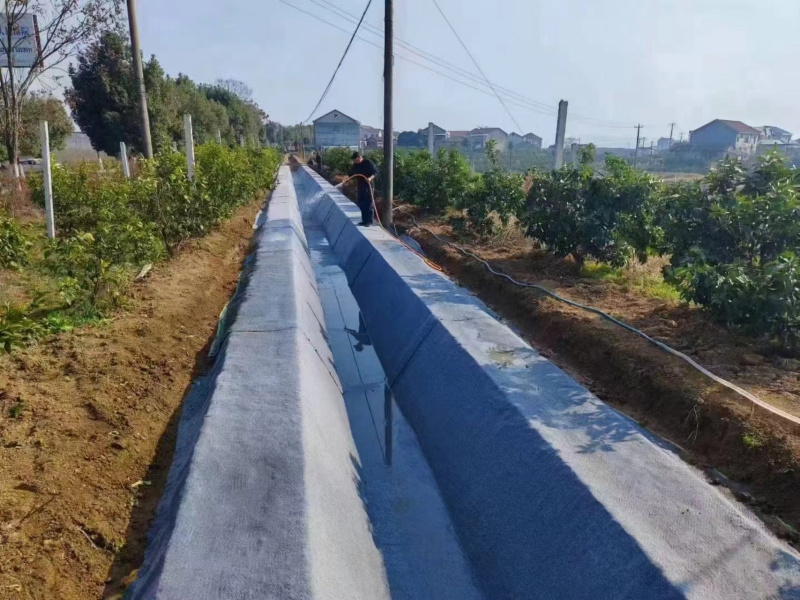 鱼塘河道水渠工程护基路面硬化。防护防冻防渗水