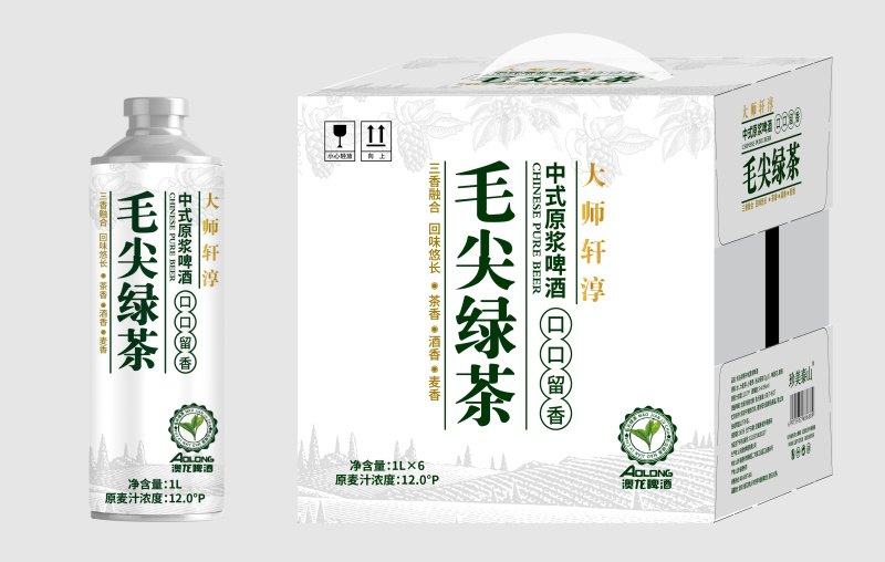 12度1L×6罐茶香酒香麦香相结合中式精酿啤酒