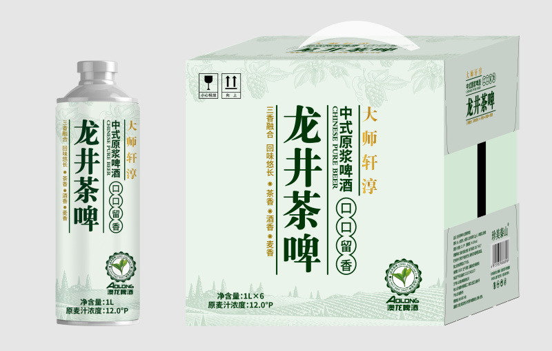 12度1L×6罐茶香酒香麦香相结合中式精酿啤酒