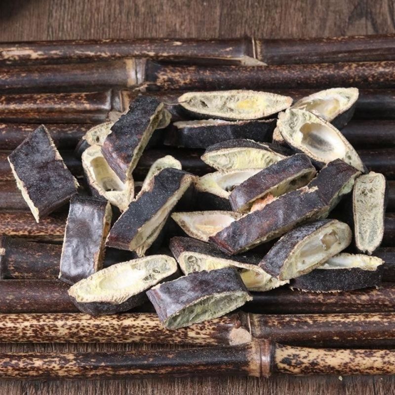 野生皂角大皂角长皂角粉皂荚野生***洗发防脱皂角段片