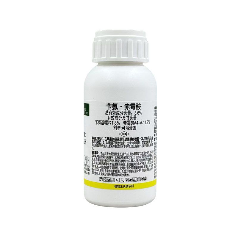 亿嘉九穗3.6%苄氨赤霉酸苹果促花促果抗逆增产植物生长调