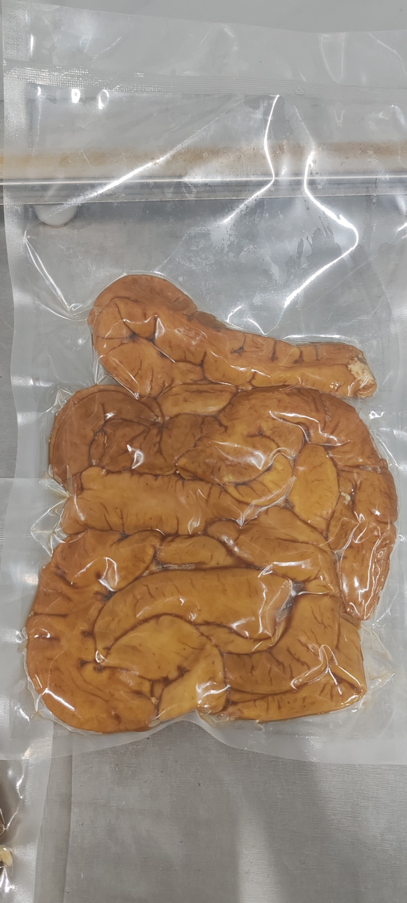 卤肥肠，全熟，去油率85%以上，真空包装