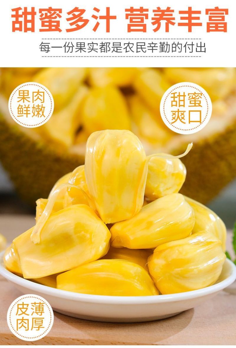 海南菠萝蜜大量上市现摘现发精品黄肉菠萝蜜