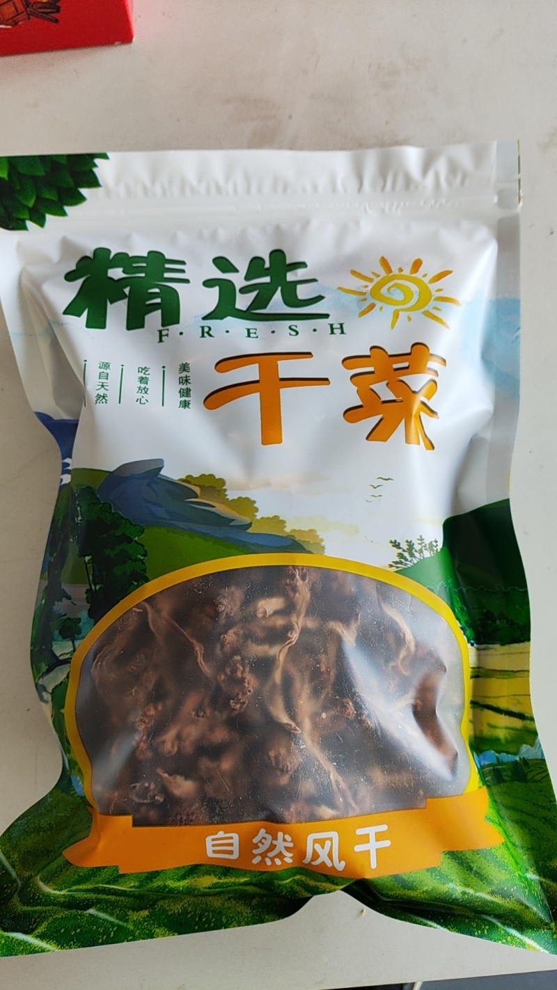 地方特色秦岭味道手工太阳嗮菜花干，特价热销中