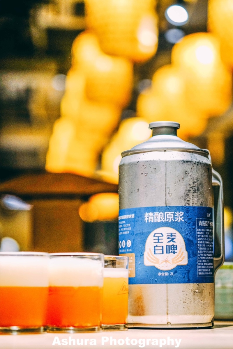 顺丰包邮鲜装青岛瑞井精酿啤酒2L装特惠包邮