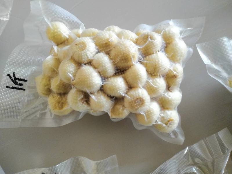 云南紫皮独头纯手工扒白真空包装