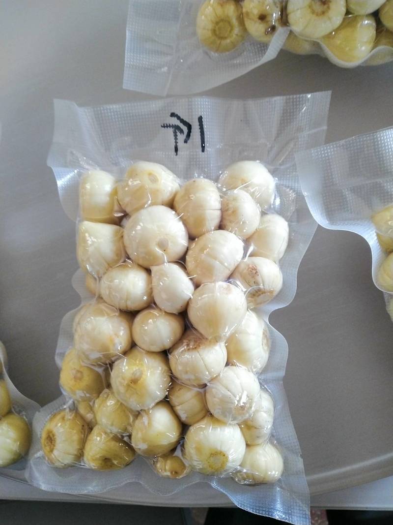 云南紫皮独头纯手工扒白真空包装