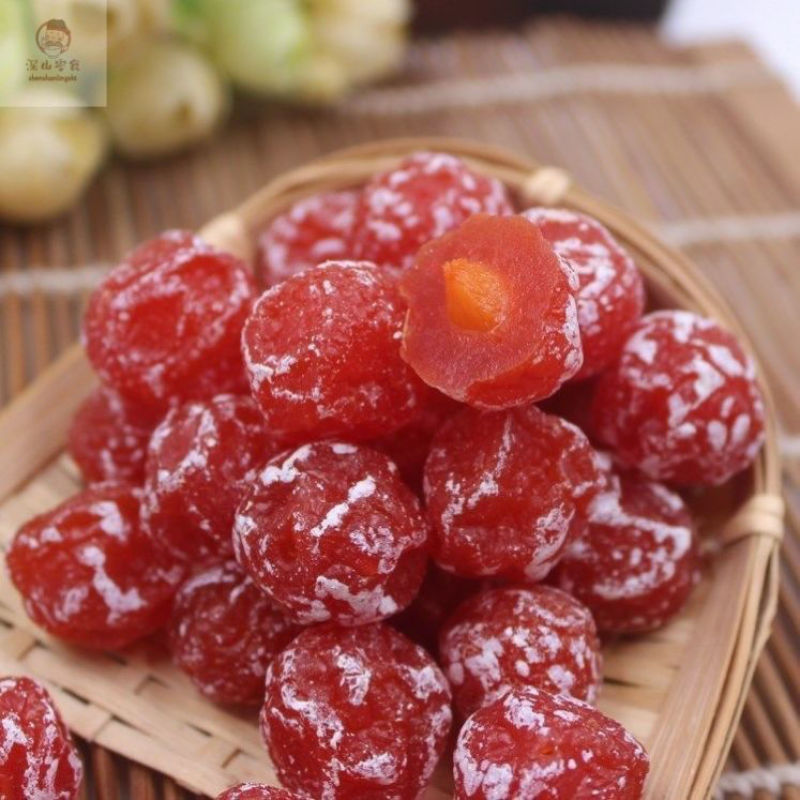 玫瑰梅情人梅半梅干酸甜果干蜜饯李子梅肉干